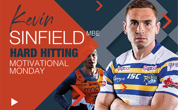 Kevin Sinfield MBE tackles leadership and Motor Neurone Disease